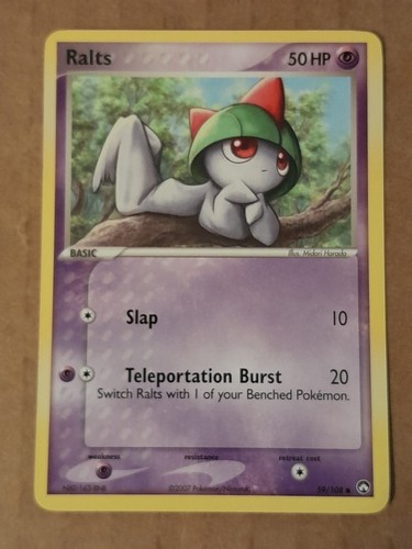 Pokemon ralts 108 power - 58/108, ex