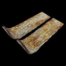 Ricambi Vetro Murano Mazzega Lampada da parete Applique Vintage 37cm 2pz