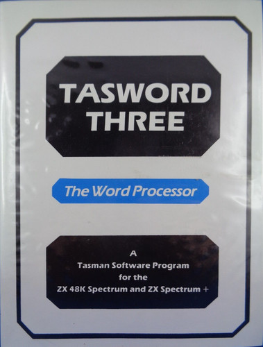 Sinclair spectrum tasword - spectrum, --