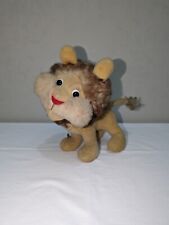 VECCHIO E RARO LEONE PELUCHE TRUDI TARCENTO VINTAGE CON TARGHETTA IN METALLO