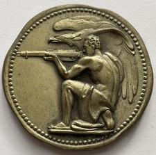 Medaglia Unione Italiana Tiro a Segno Ventennio CONI