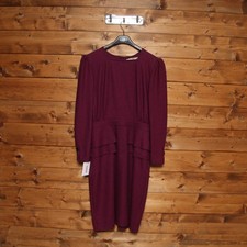 Abito VALENTINO MISS V tg. 46 Usato (SA2970) Viola Donna Vintage 80'