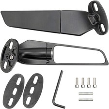 Specchietti Ala Mirror Wing Regolabili Moto Carenate Aprilia Honda Kawasaki 