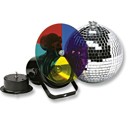 Sfera specchiata 20cm set con - 20cm,
