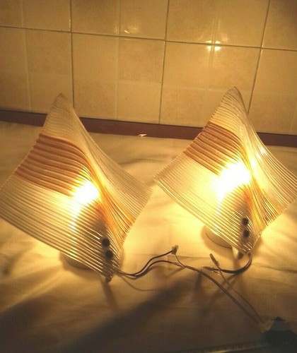 Coppia appliques murano anni70
