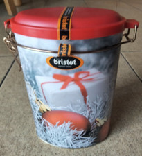 Scatola contenitore in latta vuoto  Caffè Bristot anno 2012