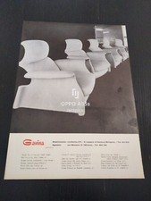 1960 GAVINA POLTRONA SANLUCA DESIGN PIER GIACOMO CASTIGLIONI VINTAGE AD PUB