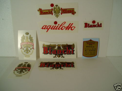 Bianchi aquilotto serie decals - aquilotto,