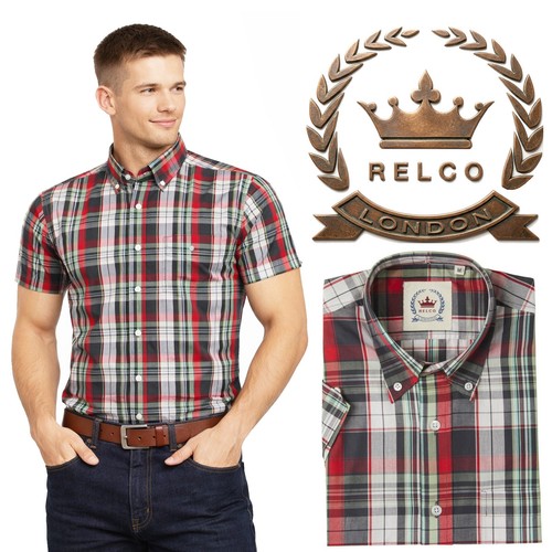 Relco camicia uomo quadri
