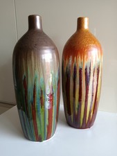 Coppia Vasi In Stoneware