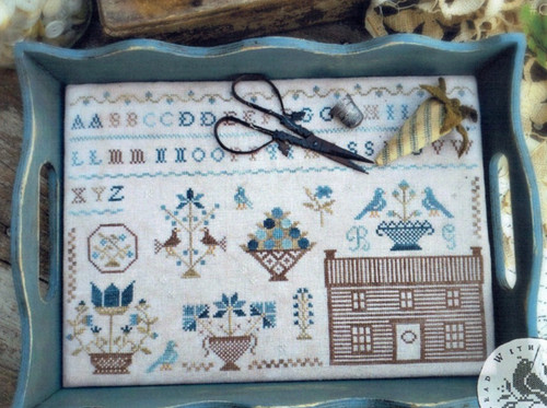 Prairie house sampler cross - sampler,