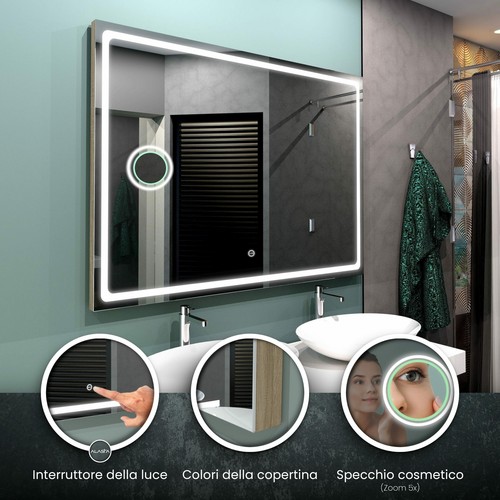 Specchio led houston - led,