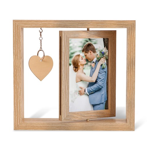 Cornice legno con cuore 6 - cornice,