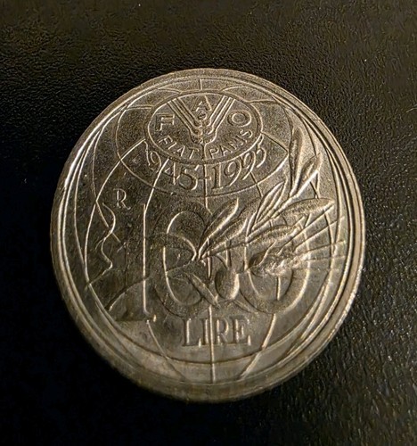 100 lire commemorativa fao - 100,