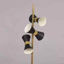 Lampada da terra in ottone