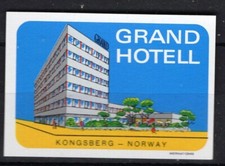 ES7308 Pubblicità Cenerentola: Grand Hotel - Kongsberg Norvegia