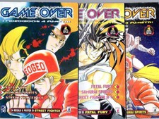 GAME OVER lotto 3 fumetti con poster Street Fighter