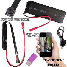 TELECAMERA MICROSPIA WIFI P2P SPIA MICROCAMERA NASCOSTA SPY CAMERA MOTIO DETECTO