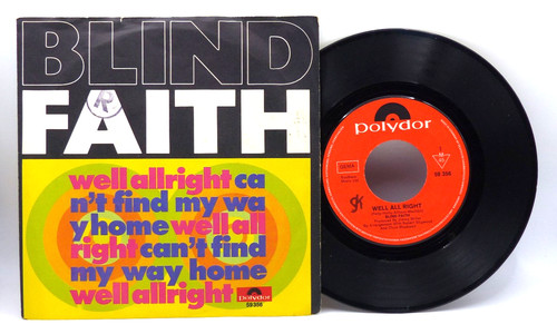 Blind faith vinyl single - faith, 7"