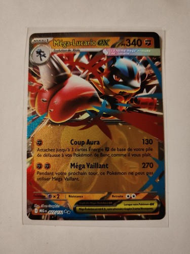 Carte pokemon méga lucario - -, méga-lucario