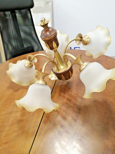 Lampadario luci anni 60 - a,