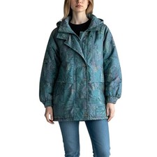 Giacca puffer astratta