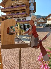 Segnavento animato- Pizzaiolo Fornaio -100% made in Italy