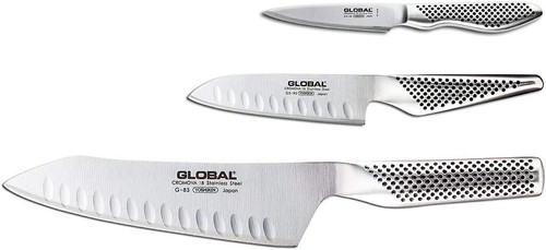 Global stainless steel piece - stainless, 3-piece