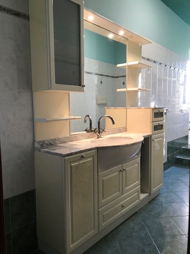 Mobile bagno marmo con - in,