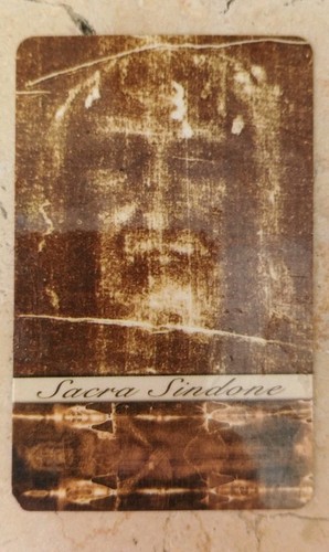 Santino sacra sindone chiesa - santino,
