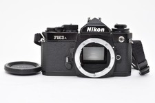 Nikon FM3A fotocamera reflex pellicola 35 mm corpo nero con cinturino/tappo...
