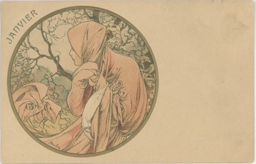 Mucha postcards lotto completo - mucha,