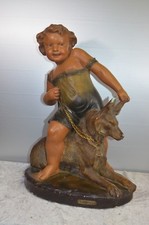 ANTICA STATUA IN GESSO