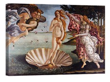 Canvashop Quadri moderni Botticelli Venere 100x70 cm Stampa su tela canvas arte