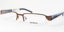 BIKKEMBERGS BK08403 Marrone UNICO RARO OCCHIALI MONTATURA BK084 53-18-135mm