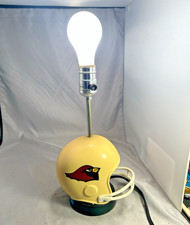 Lampada da tavolo vintage St. Louis Cardinals mini casco 1973 data sul fondo USA