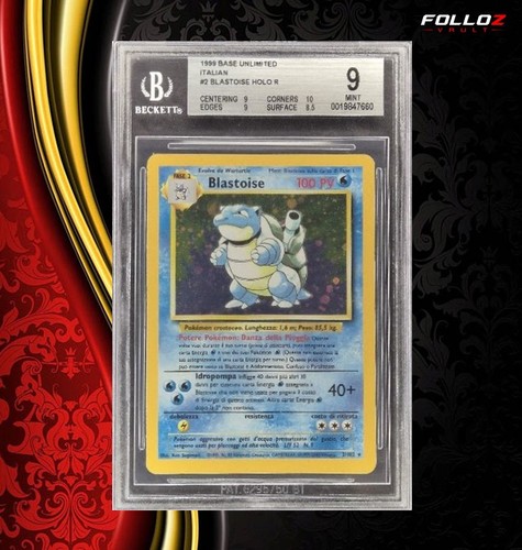 Carta pokemon blastoise holo - carta,