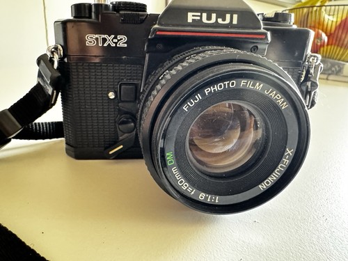 Fuji stx slr 35mm nero - fuji, con