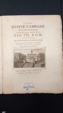 Le due nuove campane di Campidoglio benedette dalla santità di n. s. Pio VII