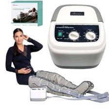 Edicare, Pressoterapia per Casa, Linfodrenaggio, Circolazione, Gambali, Bianco 