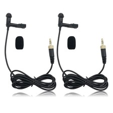 Microfono lapel lavalier - 2x,