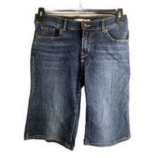Bermuda Levi's pantaloncino denim lavaggio scuro taglia 26 casual estivo