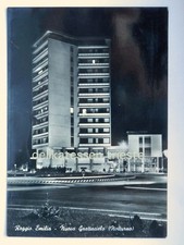 REGGIO EMILIA grattacielo notturno vecchia cartolina