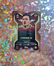 FRANCESCO TOTTI ROMA CROMO X
