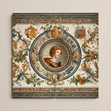 Piastrella ceramica maiolica