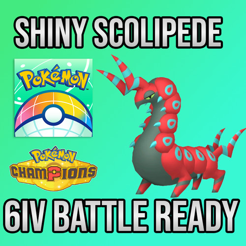 6iv shiny scolipede - ✨6iv,