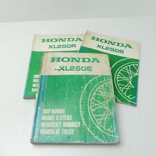 Honda XL 250 S R 78-82 Manuale
