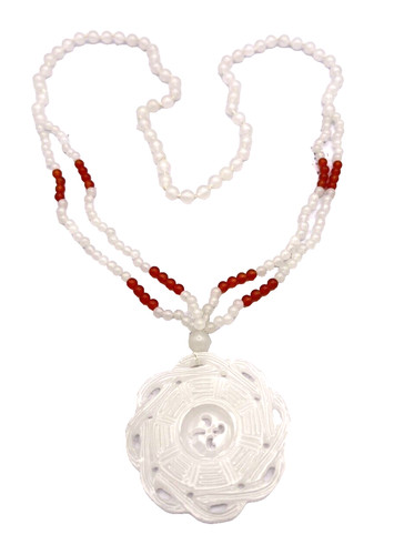 Collana agata bianca e - collana, di