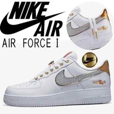 NIKE Sneakers basse oro bianco