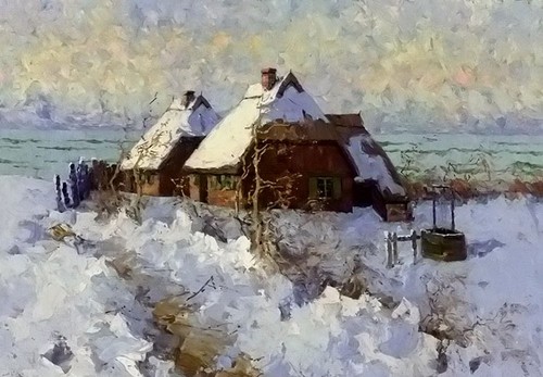 Dipinto olio elisabeth von